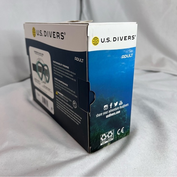 U.S. DIVERS PLAYA ADULT MASK DBLU - Picture 2 of 3